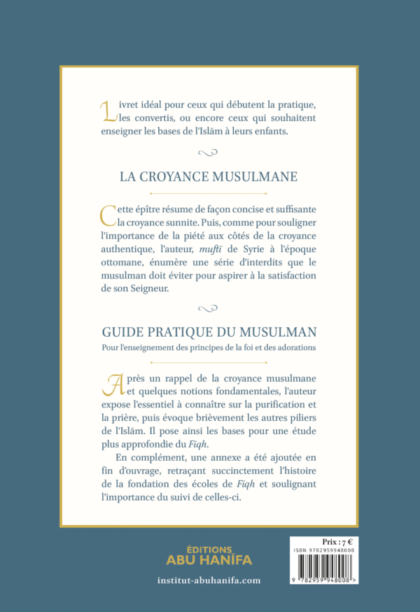quatrième de couverture