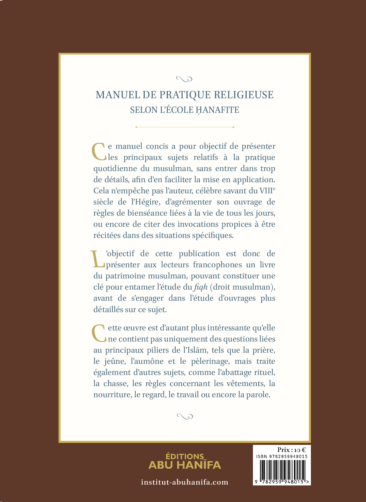 quatrième de couverture